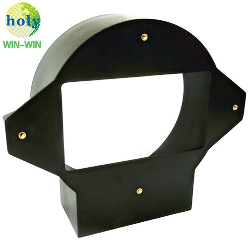 Black ABS Plastic Photographic Spare part Lens Hood CNC Machining Service