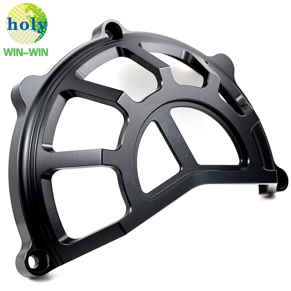 Ducati Motorcycle CNC Aluminum Black Anodizing Dry Clutch Cover
