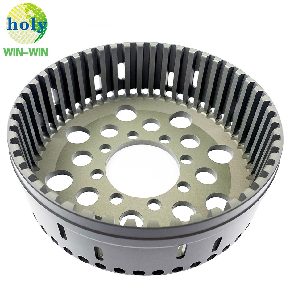 High Quality Ducati Motorcycle 48T Dry Clutch Basket Aluminum 7075 CNC Machining Parts